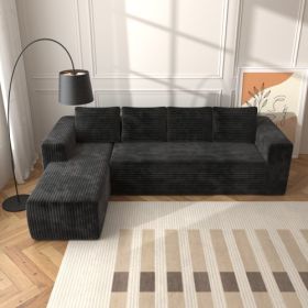 Cloud Sectional Couch With L-Shape Chaise,Modern Modular Sofa With Deep Seat, Upholstered Couches With Right Facing Chaise For Living Room Bedroom, No
