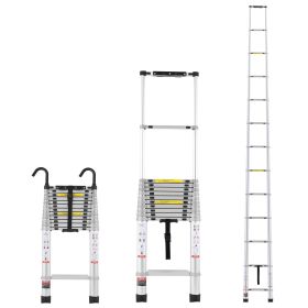 VEVOR Telescoping Extension Ladder 16.5FT Multi-button Retraction 419 LBS