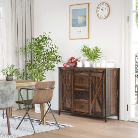 Cabinet Kitchen Sideboard Brown