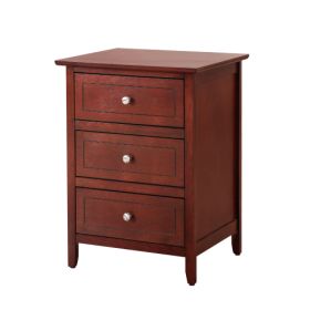 Transitional Cherry Nightstand For Bedrooms