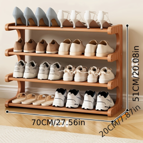 Multi-layer Shoe Rack-Only Self-pickup Platform Waybills Are Allowed. (Option: 4tier shoe rack)