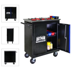 Metal Multi-tool Cart (Option: BlackBlue)