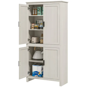 Storage Cabinet (Option: Antique White)