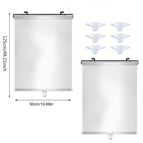 Retractable Blackout Roller Blinds (Option: W13554314)