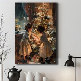 1pc Wrapped Canvas Painting, Wall Decor Living Room, Room Decor, Home Decor, Canvas Print Wrapped In Pine Frame For Holiday Celebrations, Holiday Wall (Option: 12X18inch)